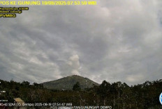 Erupsi Gunung Api di Sumatera Selatan Lontarkan Awan Abu Hingga Ketinggian 4.473 Meter dpl