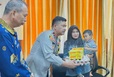 Wakapolres Pagar Alam Salurkan Bantuan Nutrisi 