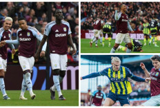 Liga Inggris - Aston Villa Gebuk Manchester City Skor 2-1