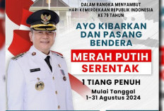 Kibarkan Merah Putih 1 Tiang Penuh