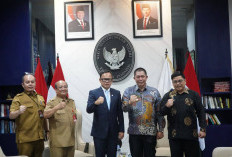 Perkuat Sinergi Pembangunan dengan Pusat, Wako Pagaralam Audiensi ke Wamendagri