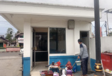 ATM dan Pos Penjagaan Bank Sumsel Babel Pagar Alam Dipercantik