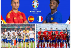 Prediksi Line-up EURO 2024 - Spanyol Vs Prancis