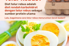 Turunkan Berat Badan dengan Cepat! Begini Panduan Diet Telur Rebus. Simak Ulasannya.