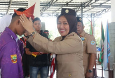Wakil Ketua I DPRD Kota Pagar Alam hadiri Upacara Pelepasan Kontingen Jambore Daerah Sumsel ke-IX