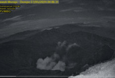 Gunung Dempo Aman, Erupsi Setinggi 5.00 Meter 