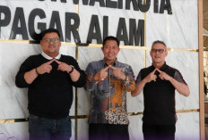 Wako Pagar Alam Ludi Oliansyah Terima Kunjungan H. Saifudin Aswari