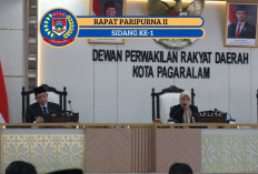 Wakil Ketua I DPRD Pagar Alam Buka Rapat Paripurna II Sidang Ke-1