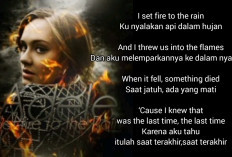 Terjemahan Lirik Lagu Adele - Set Fire To The Rain