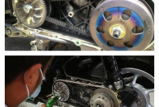 Honda Vario getar saat digas, bersihkan CVT sendiri hilangkan bunyi gredek parah.
