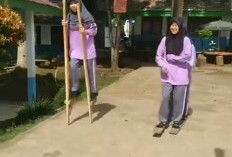 Lestarikan Budaya Bangsa, SMP Negeri 8 Pagar Alam Ajarkan Permainan Tradisional