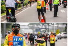 Pesepeda Pesva Tak Tinggal Diam Saat Jalan Perkotaan Rusak