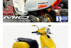 Tampilan Mio Retro Classy 2025 Bikin Pangling, Motor Matic Rasa Skutik Eropa