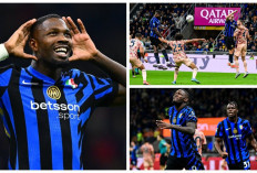 Liga Italia - Inter Milan Menang Tipis Lawan 10 Pemain Torino, Marcus Thuram Hattrick