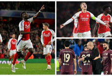 Liga Champions - Manchester City Makin Parah, Arsenal Masuk 3 Besar