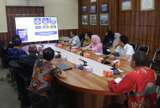 Asisten III Setdako Pagar Alam Hadiri Rakor Kemendagri via Vidcon