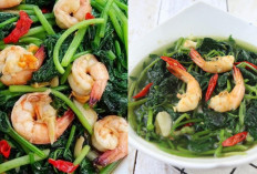 Buruan Cobain Resep Tumis Daun Ubi Udang Saus Tiram!