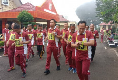 Personel Polres Pagaralam Ikuti Tes Kesamaptaan Jasmani 2026