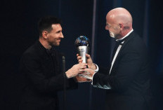  Lionel Messi Dinobatkan Pemain Terbaik FIFA 2023  Acara The Best FIFA Football Awards 2023