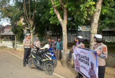 Polantas Menyapa, Wajah Humanis Operasi Zebra Musi 2025 di Pagaralam