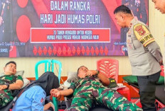 Gelar Baksos Donor Darah, Peringati Hari Jadi Humas Polri ke 73