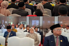 Wakil Ketua I DPRD Kota Pagar Alam Hadiri Paripurna Istimewa HUT Kota Palembang ke-1343