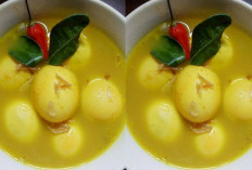 Resep Sup Telur Rebus Bumbu Kuning, Cocok Untuk Lauk Makan Dimusim Hujan!