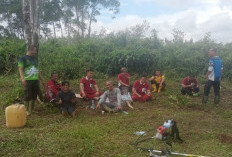 Polsek Dempo Tengah Ubah Lahan Tidur Jadi Ladang Jagung