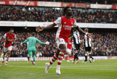 Hasil Liga Inggris - Arsenal Hancurkan Newcastle United, Bukayo Saka Sekelas Legenda