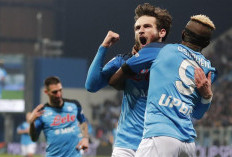 Hasil dan Klasemen Liga Italia - Napoli Pesta Setengah Lusin Gol, Inter Milan 12 Poin di Atas Juventus