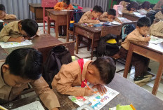 Peringati Isra’ Mi’raj, SD N 5 Pagar Alam Gelar Lomba Mewarnai Edukatif 