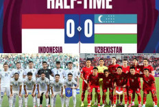 Timnas U-23 Indonesia Tahan Uzbekistan pada Babak Pertama