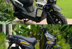 Tampil Sangar! Indomobil Tyranno Jadi Skutik Listrik Petualang dengan Fitur Premium, Ini Speknya!