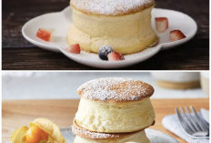 Rahasia Souffle Pancake Mengembang Sempurna, Selembut Kapas