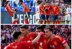 Hasil EURO 2024 - Timnas Spanyol Hancurkan Timnas Kroasia 