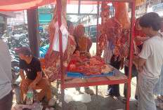 Pedagang Daging di Pagaralam Kebanjiran Pembeli