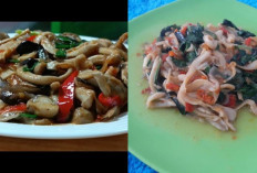 Dengan Rasa Yang Wow Inilah Jamur Sawit Tumis Kemangi?