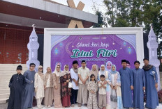 Ketua DPRD Pagar Alam Sholat Idul Fitri 1446 H di Lapangan Merdeka