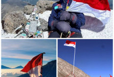 Merdeka! Puncak Gunung Terpopuler Tuk Kibarkan Sang Merah Putih HUT RI. Bisa Untuk Pemula. Ini Nama Gunungnya!