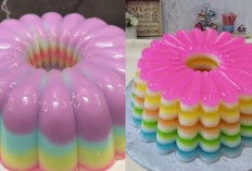Yakin Nih Gak Tertarik Untuk Mencoba! Resep Puding Warna-Warni Cantik Banget!