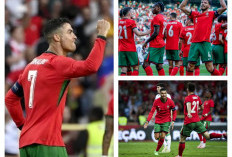 Hasil Uji Coba - Ronaldo Bawa Portugal Menang Telak