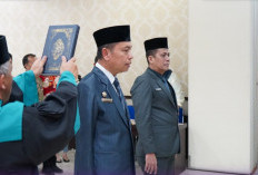 Wali Kota Pagar Alam Lantik Pejabat Pimpinan Tinggi Pratama