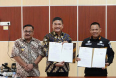 Pj Wako Jalin MoU Bersama Pj Bupati Empat Lawang 