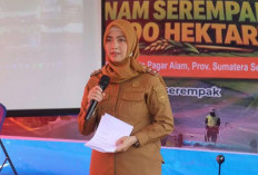 Wawako Hj. Bertha Tanam Padi Serempak, Dorong Pagar Alam Perkuat Ketahanan Pangan