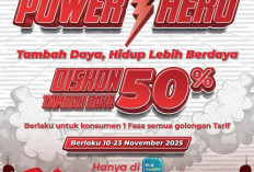 PLN Pagar Alam Hadirkan Promo “Power Hero” Diskon 50% Tambah Daya