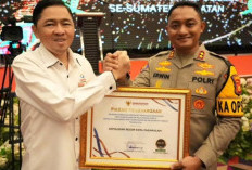 Polres Pagar Alam Terima Penghargaan Ombudsman