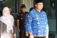 Ketua DPRD Pagar Alam Hadiri Upacara Gabungan di Halaman Kantor Wali Kota