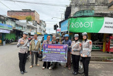 Polres Pagar Alam Edukasi Keselamatan Jalan Lewat Operasi Zebra Musi 2025