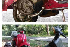 Vespa mogok di tanjakan, trik bersihkan busi ini selamatkan perjalanan jauh saya