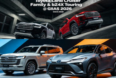 Toyota Tampilkan Kehebatan di GIIAS 2026: Luncurkan Land Cruiser Family dan bZ4X Touring